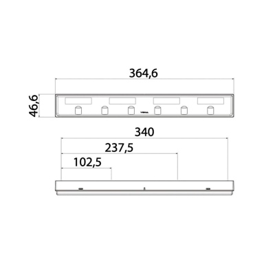 Sistema faro da lavoro LED Sinistro connettore DT4_2