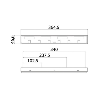 LED Leuchtbalken Rechts mit DT4 Anschlussstecker_2