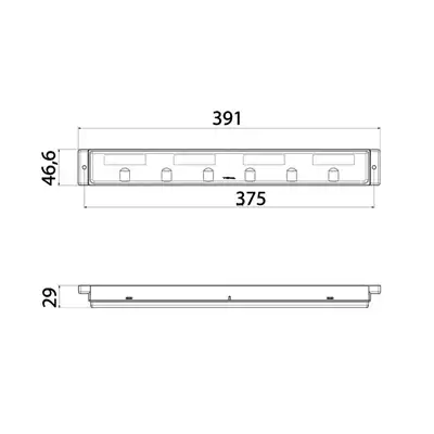 Sistema faro da lavoro LED Sinistro connettore DT4_1
