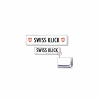 Jeu de cadre SWISS KLICK, version longue, chrome