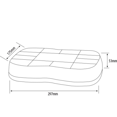 LED Warnbalken Mini Master 12-24V, 297x175x53mm_2