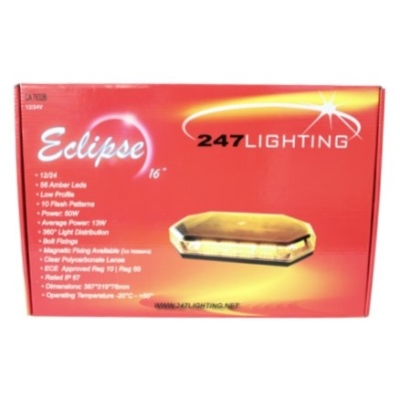 Rampe Lumineuse à LED Eclipse 12-24V, 387x219x76mm_2