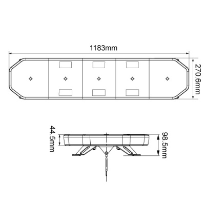 Rampe Lumineuse à LED APOLLO 10-30V, 1183mm_2