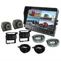 Telecamera retromarcia Set IA 7" con 4 telecamere