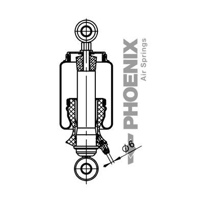 Soffieto d'aria cabina con Pistone plastica Phönix_0