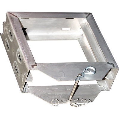 Supporto inox per 2 piastre di appoggio 300x300mm_0