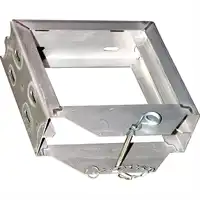 Supporto inox per 2 piastre di appoggio 300x300mm