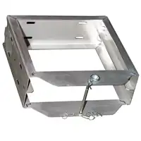 Supporto inox per 2 piastre di appoggio 400x400mm