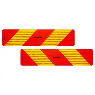 2 Targhe ECE 70/01 rimorchio Allu 1 mm 566 x 130_0