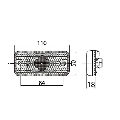 Luce di posizione posteriore LED 24V rossa_1