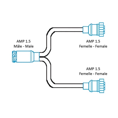 Kabel für zwei Rückleuchten AMP 1.5 7-polig_1