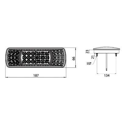 Fanale post SLIM LED Sini/Des, estremità cavo nuda_1