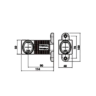 Feu de gabarit symétrique LED 12/24V_1