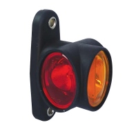 Luce d'ingombro simme LED 12/24V trasp+rosso+ambra