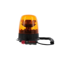 Girofaro LED magnetico 1 ventosa rotante ambra