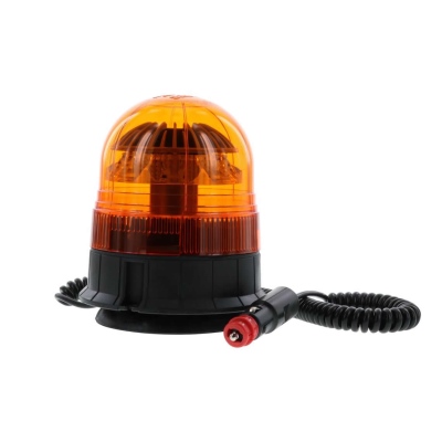 Gyrophare led VEGA magnetique 1 ventouse, ambre _0