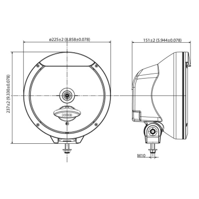 ALPHA 225 PRO XENON Feu auxiliaire XENON 12 ou 24V_2