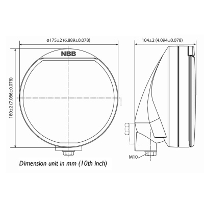 ALPHA 175 LED - Feu auxiliaire LED 12/24V_2