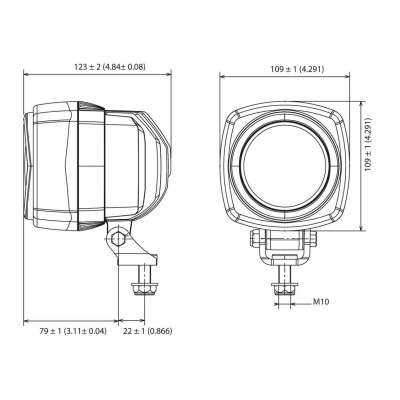 Luce emmergenza Segnale Blu / Rosso LED 12/100V_3