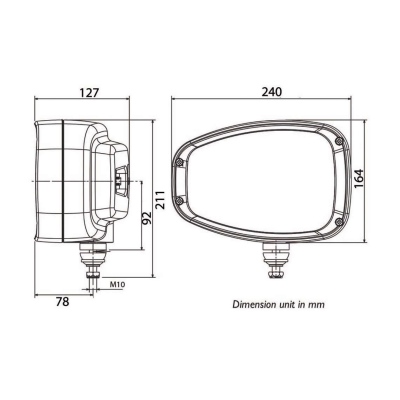 CHL 1 LED - Proiettore sinistro ECE LED 12/24V_2