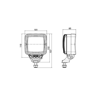 Phare de travail Compact LED 12/24V Flood_1