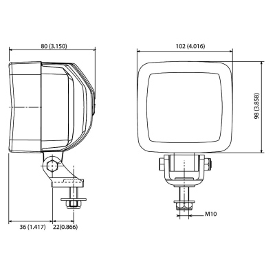 SHD 3000 LED - Faro da lavoro Heavy LED 12/100V_2