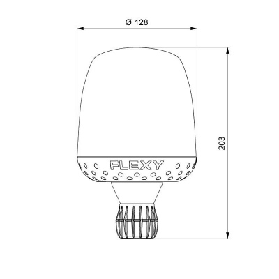 Gyrophare TAURUS FLEXY AUTOBLOK, 23W, H21 12/24V_1