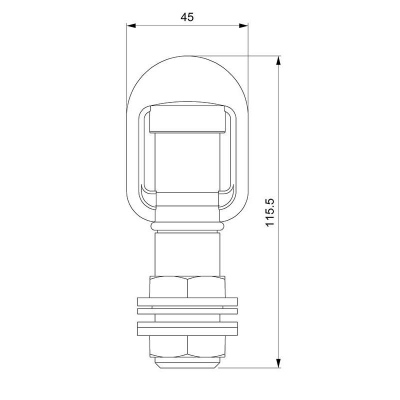 Supporto da avvitare - ISO 4148/4165_1