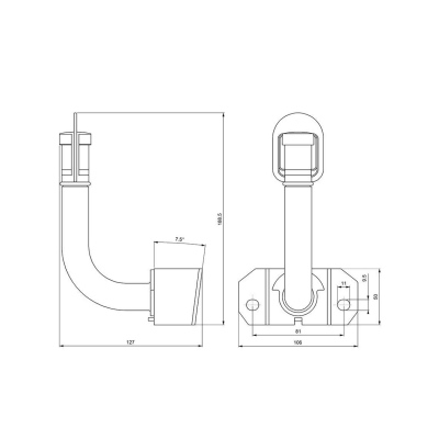 Supporto orientabile 360°- ISO 4148/4165_1