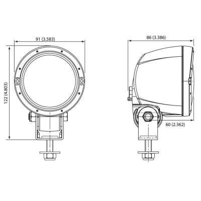 Faro da lavoro Alogeno 12V, 24V, 36V, 48V, 80V_2