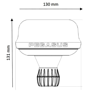 Gyrophare led PEGASUS FLEXY AUTOBLOK rotatif ambre_1