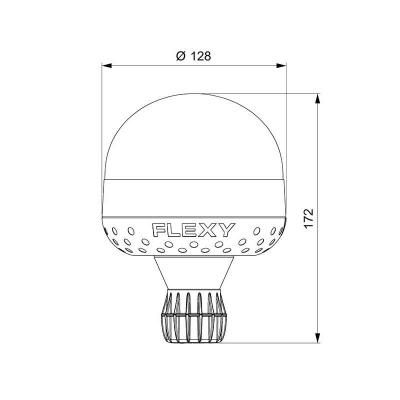 Rundumkennleuchte VENUS LED FLEXY AUTOBLOK, gelb_1