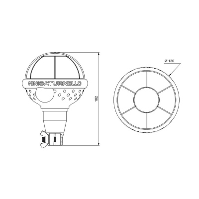 Gyrophare MINI SATURNELLO LED FLEXY AUTOBLOK_1