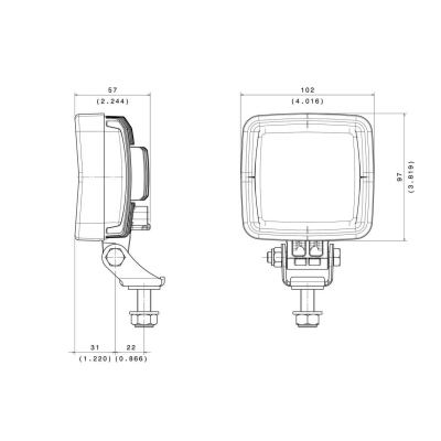 Modularer LED Arbeitsscheinwerfer 1500 Lumen_1