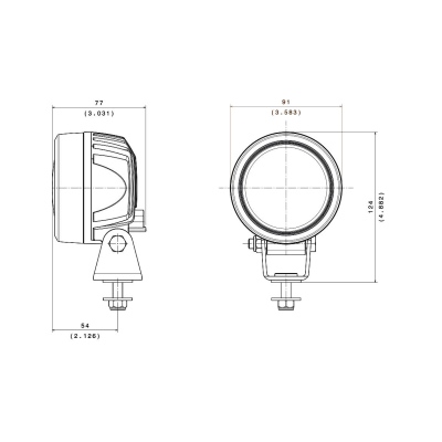 Modularer LED Arbeitsscheinwerfer 2000 Lumen_1