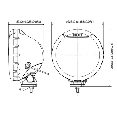 ALPHA 225 XENON - Feu auxiliaire XENON 12 ou 24V_2