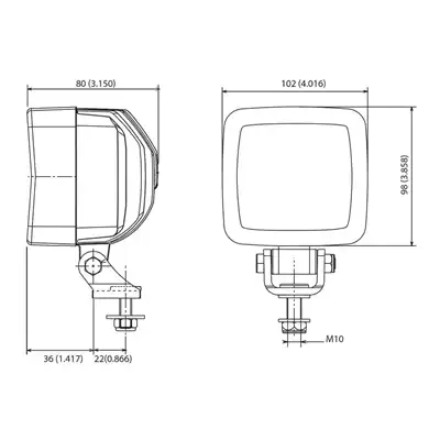 SHD 850 LED - Faro da lavoro Heavy LED 12/24V_2