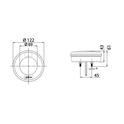 LED Heckleuchte rund_1