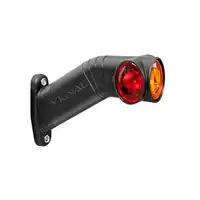 Feu de gabarit dr. LED 12/24V cristal+rouge+ambre 