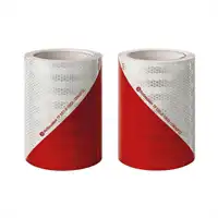 Set rouleaux Chevron Rouge/Blanc Classe B 9 m