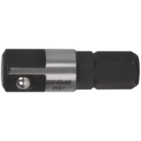 Adapter von 6,3 mm  (1/4") Sechskant auf Vierkant