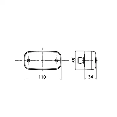 Front Positionsleuchte Glühlampen 12/24V Weiß_2