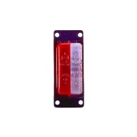 Luce d'ingombro 12/24V trasparente + rosso