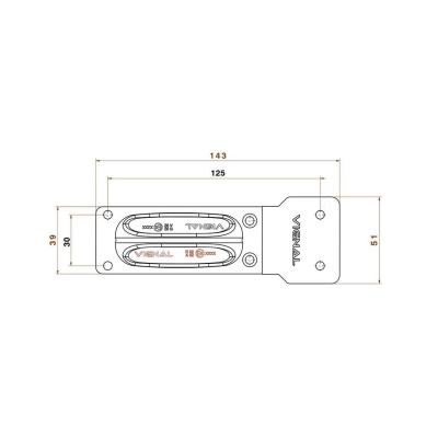 Luce d'ingombro LED 12/24V trasparente + rosso_1