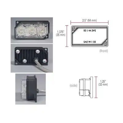 Lampada FLASHER LED3 arancia_0