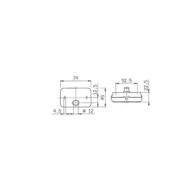 Positionsleuchte rot 43x74mm JOKON_2