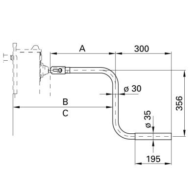 Manivelle Modul, 450mm, R356_1