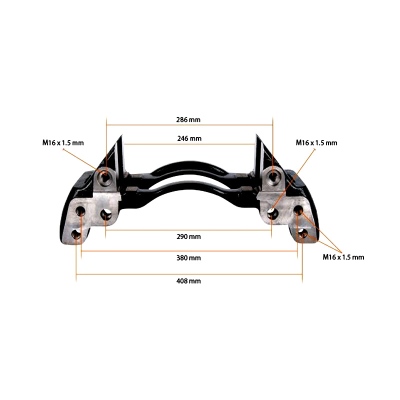 Support de frein KNORR pour K002964 & K002965_1