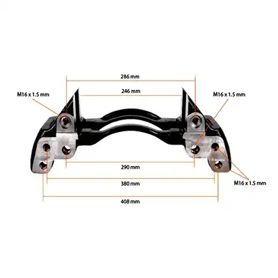 Piastra di ancoraggio KNORR per K002964 & K002965_1
