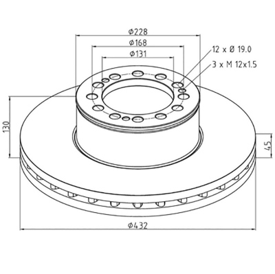 Bremsscheibe für MAN TGA, KNORR_1